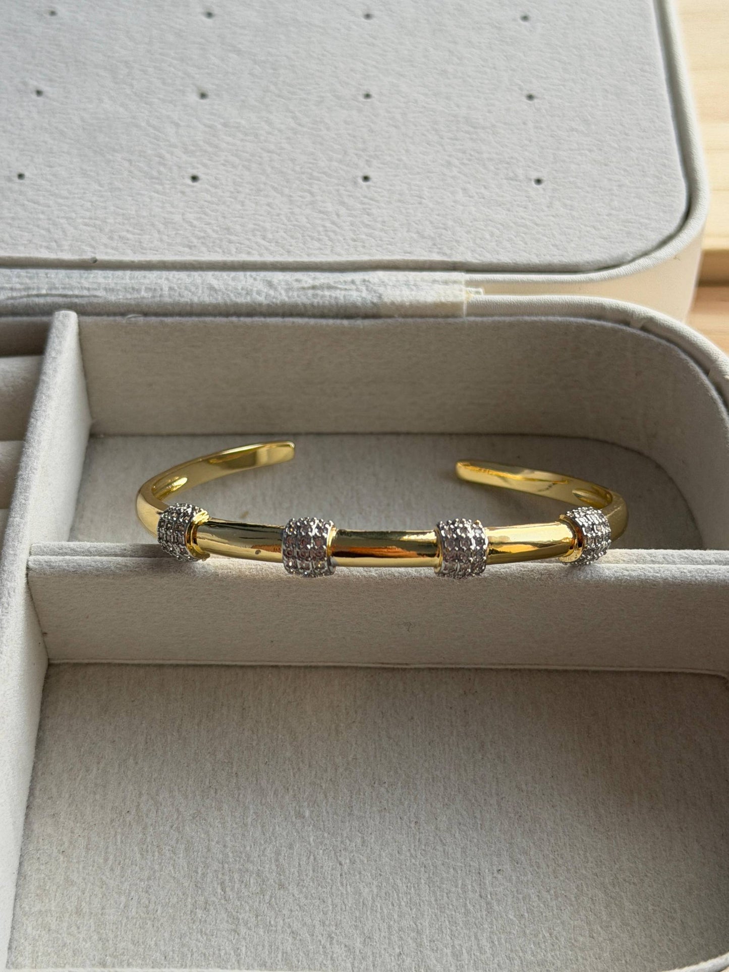 pavé bangle bracelet.