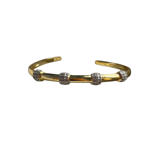 pavé bangle bracelet.